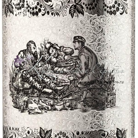 Большая фляга  Большая фляга Охотники & Медведь на 640 мл