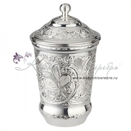 Стакан с крышкой 999 пробы на 320 мл 