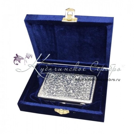 Портсигар серебряный 