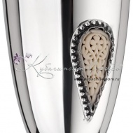 Стопка гладкая со вставкой на 60 мл , арт №1097