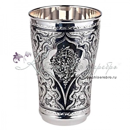 Стакан серебряный  Стакан серебряный Букет на 290 мл