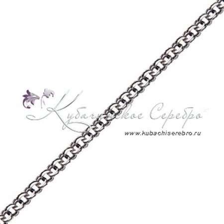 Цепь средняя, плетение бисмарк, ширина 7 мм , арт №9930 Цепь средняя, плетение бисмарк, ширина 7 мм