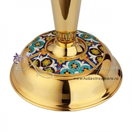 Кубок из серебра, с горячей эмалью!