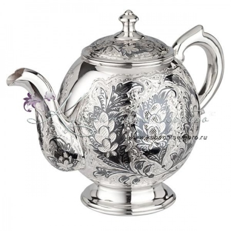 Чайник из серебра 925 пробы на 700 мл , арт №6691 Чайник из серебра 925 пробы на 700 мл