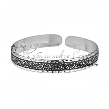 Браслет серебряный  Браслет серебряный Цветочек