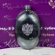 Фляга серия "Россия" в ретро стиле на 180 мл 6459