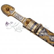 Кинжал с позолотой