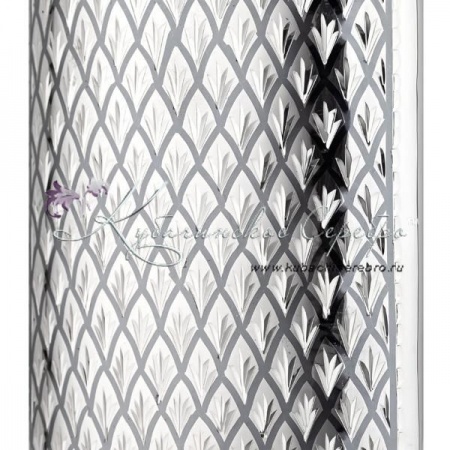 Фляга серебряная Чешуя на 170 мл 