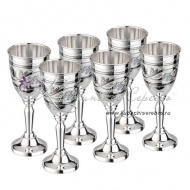 Набор рюмок с чернением на 35 мл (Новинка) 8424/1