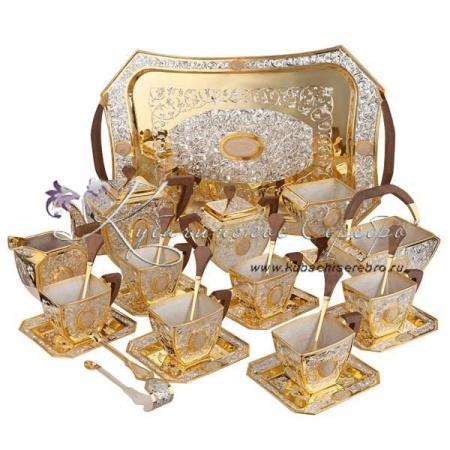 Чайный сервиз на 6 персон в авторском исполнении! , арт №8419 Чайный сервиз на 6 персон в авторском исполнении!