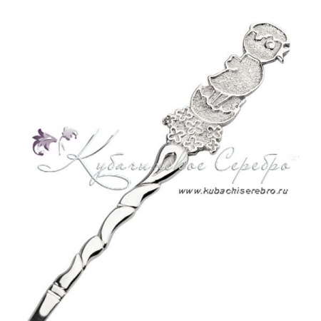 Серебряная ложка детская чайная «Цыпленок»