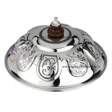 Масленка ручной работы без чернения , арт №4495  Масленка ручной работы без чернения