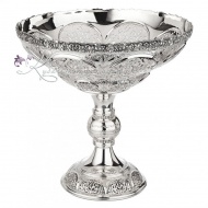 Фруктовница с выпиленным узором "Лоза" 2856