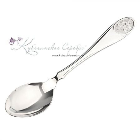 Серебряная чайная ложка Весы 1