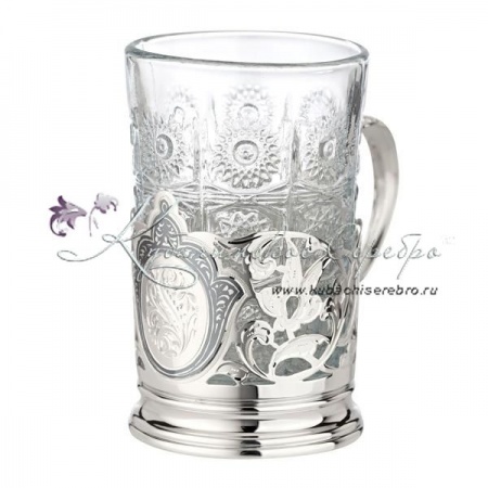 Подстаканник с чернью 