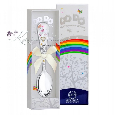 Тактильная ложка для детей «Зодиак-Овен» для девочки