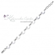 Браслет "Полумесяц со звездой"  9958