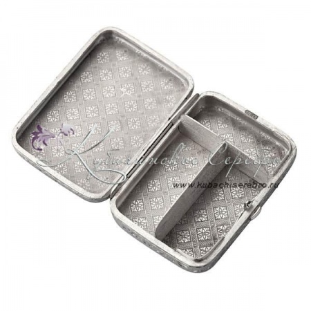 Таблетница серебряная с чернением, арт №6575 Таблетница серебряная с чернением