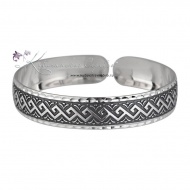 Браслет серебряный с оксидированием 3368 