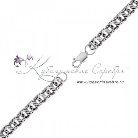 Цепь из серебра, ширина 9 мм