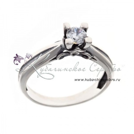 Кольцо из серебра Соло