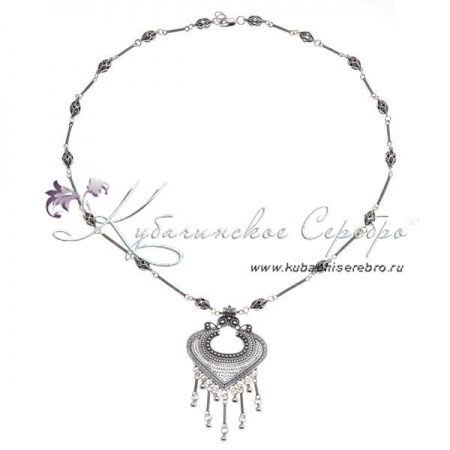 Крупное колье Сердце востока