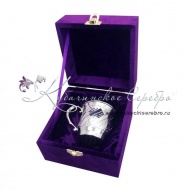 Кружка детская из серебра 925 пробы на 150 мл , арт №6060