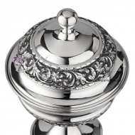 Вареньица с крышкой оксидированная 925 пробы , арт №4426/3