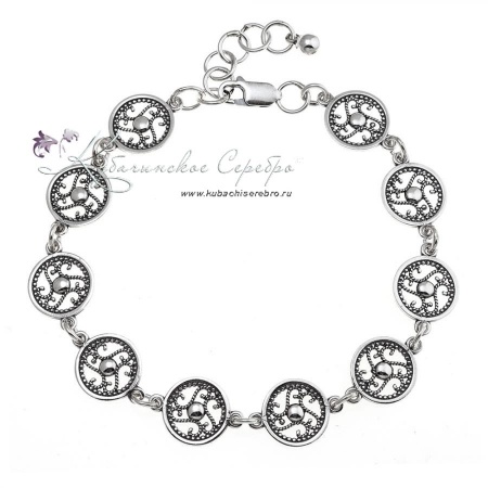 Мини браслет с филигранью 