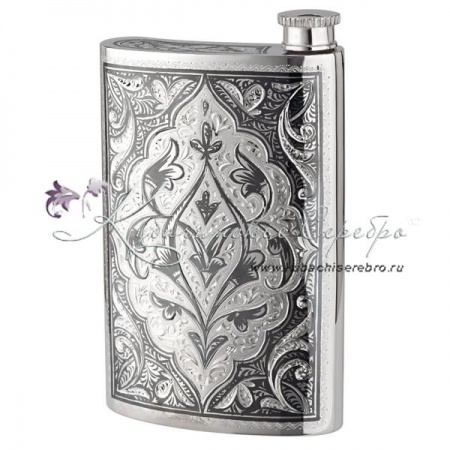 Фляга с чернением на 260 мл , арт №6502 Фляга с чернением на 260 мл