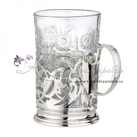 Подстаканник с чернью 