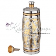 Позолоченный набор бутылка + воронка, арт №2577