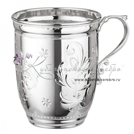 Кружка серебряная 999 пробы на 460 мл 