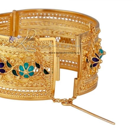 Браслет с горячей эмалью, серия Богемия 1 (Новинка)