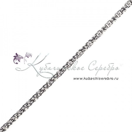 Серебряная цепь византийского плетения, толщина 4 мм, арт №9905/1 Серебряная цепь византийского плетения, толщина 4 мм