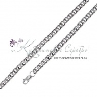 Серебряный браслет, ширина 5 мм 9902/2