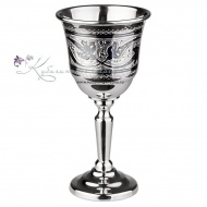 Рюмка серебряная с чернением на 60  мл 1222
