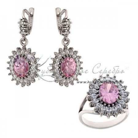 Комплект серебряный  Комплект серебряный Сакура