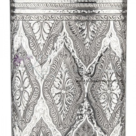 Фляга из серебра 925 пробы на 550 мл, арт №3042 Фляга из серебра 925 пробы на 550 мл