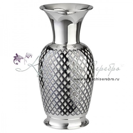Ваза серебряная с чернением