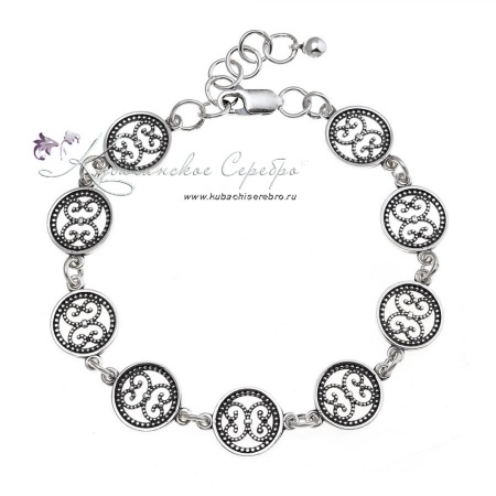 Браслет с филигранью 