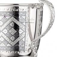 Кружка с чернением и литой ручкой на 200 мл (Новинка), арт №8063