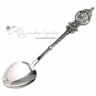 Серебряная чайная ложка "Рак" 1759