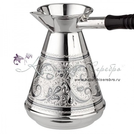 Турка из серебра серия Кубачи на 270 мл