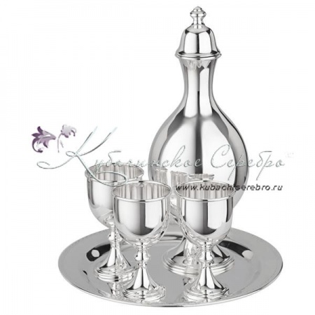 Гладкий мини сервиз на троих 999 пробы