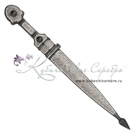 Кинжал серебряный Black series, 31,5 см