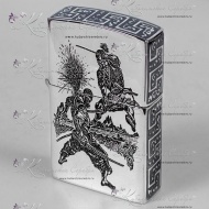 Зажигалка "Самураи & тигр"  2302/23