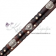 Трость с серебряными вставками, дерево берёза, 96,5 см, арт №5096