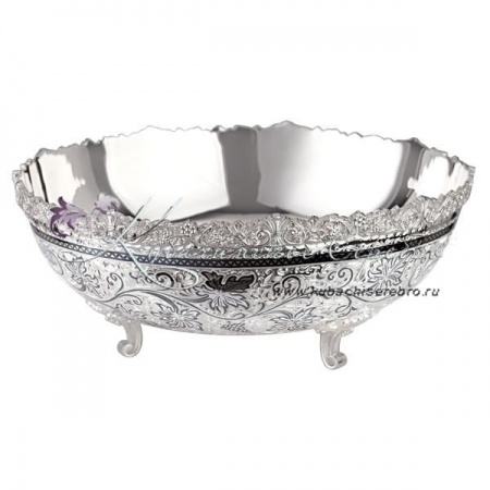 Ваза серебряная Виноградная лоза