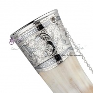 Рог быка серебряный, арт №2775